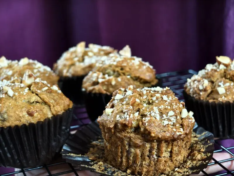 Banana & Almond Muffin